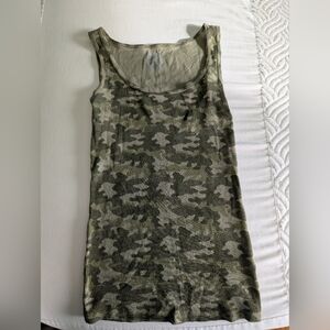 Camo Print Tank Top